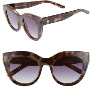 Air Heart 51mm Cat Eye Sunglasses Tortoise